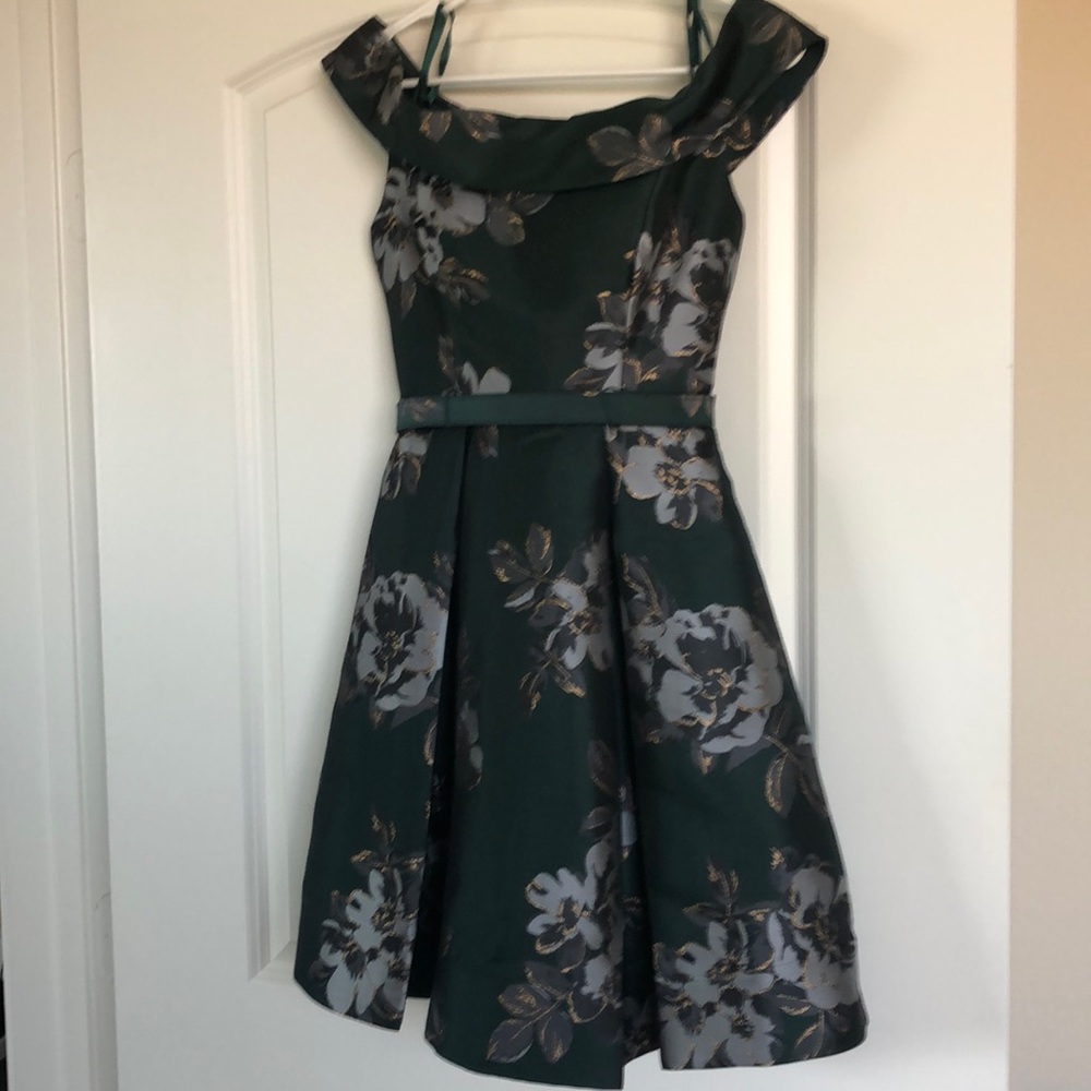 Off the shoulder dress with pockets